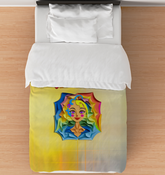 Fairy Garden Slumber Comforter on bed